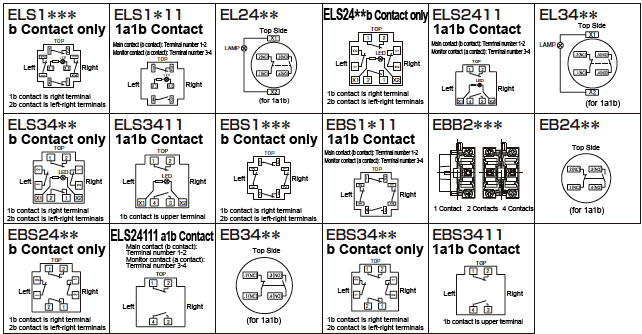 Switch Terminal Arrangement Diagram 