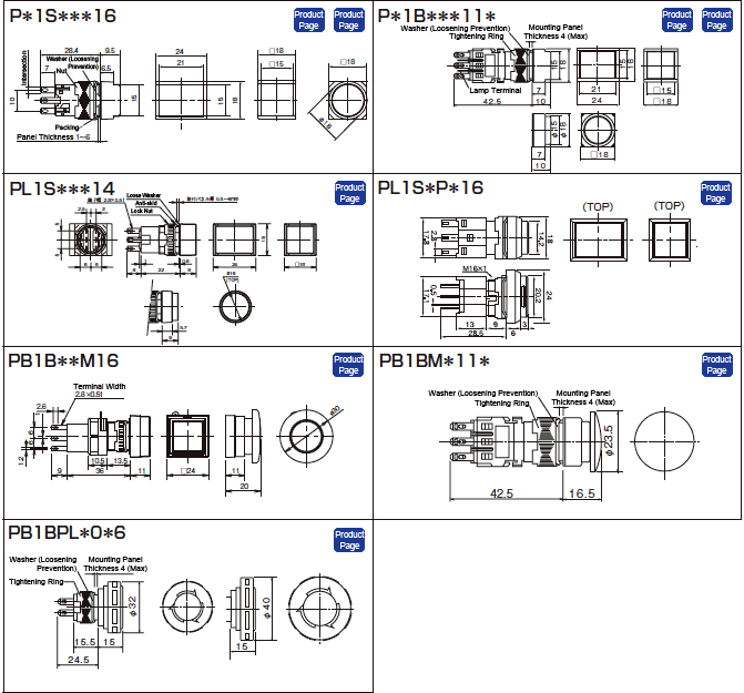 Switch Outline Drawing Push Button 