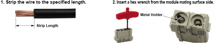 Actual Screw Type Connection Method 