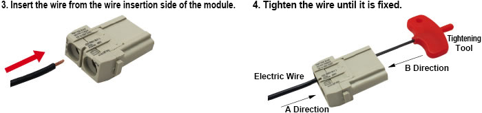 Actual Screw Type Connection Method 