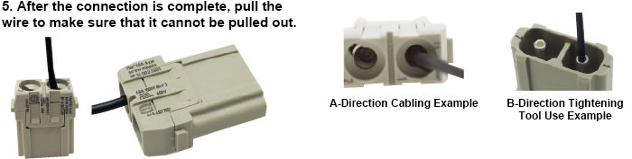 Actual Screw Type Connection Method 