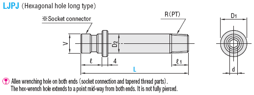 JOINTS  FOR  COOLING  WATER  -PLUGS/LONG  TYPE-:Related Image