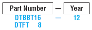 Date Marked Pin Sets (Plate Side Exchange/Outer Corner Tapered Type):Related Image