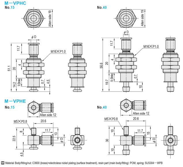 Suction Metal Fittings / One-touch Fitting Type: Related Image