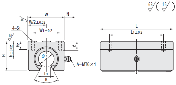 Linear Bushing Housing Units - Open Wide Block, Double:Related Image