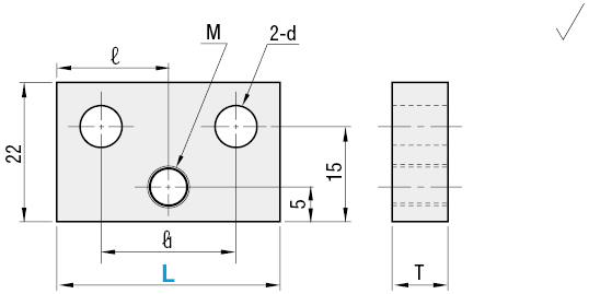 Linear Guide Lock Plates - Male Thread:Related Image