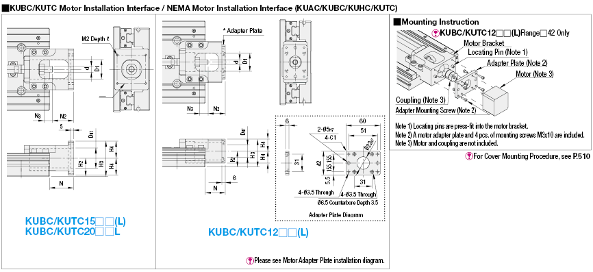 Single Axis Units - Rolled Ball Screws / Precision Ball Screws - Cover Type:Related Image