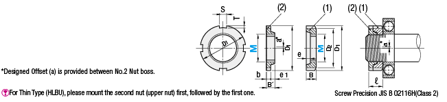 Hard Locking Bearing Nuts:Related Image