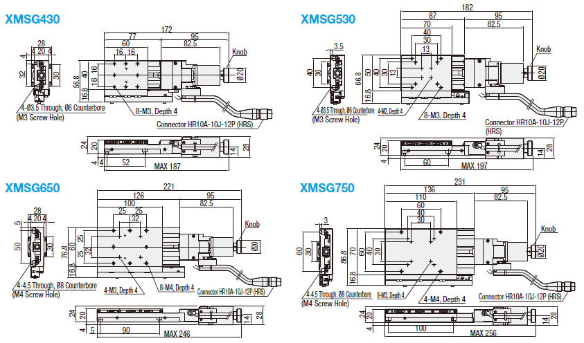 [Motorized] X-Axis, Linear Ball Slide:Related Image