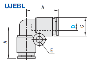 One-Touch Couplings - Union, 90 Deg. Elbows:Related Image