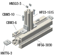 Square Nuts for Aluminum - Extrusions 15mm Square:Related Image