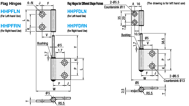 Flag Hinges:Related Image