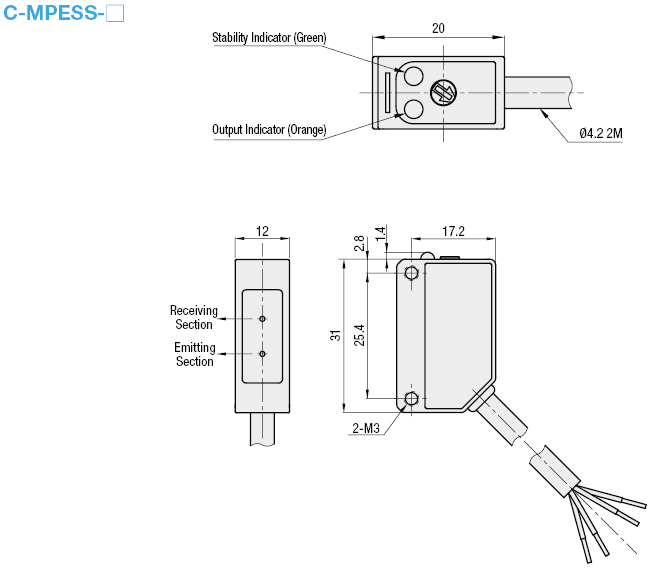 ｱﾝﾌﾟ内蔵型光電ｾﾝｻ -ｽﾀﾝﾀﾞｰﾄﾞﾀｲﾌﾟ-:Related Image