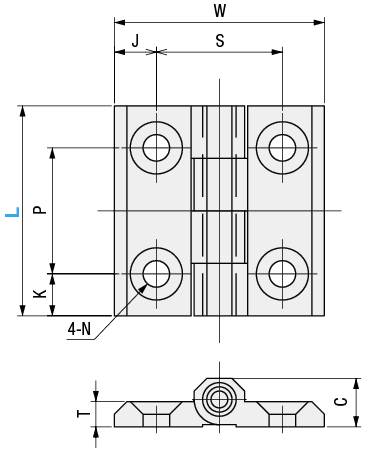 【経済型】鋳物蝶番:Related Image