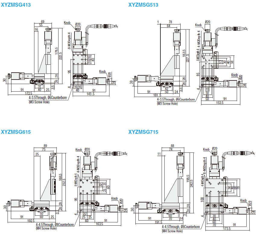 [Motorized] XYZ-Axis - Linear Ball:Related Image