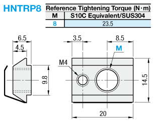 8 Series/Post-Assembly Insertion Lock Nuts with Leaf Springs:Related Image