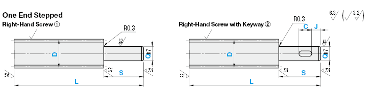 Lead Screws/One End Stepped:Related Image