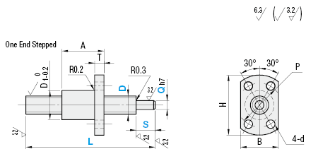 Miniature Slide Screws/One End Stepped:Related Image