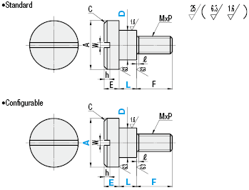 Fulcrum Pins - Straight Slot Groove:Related Image