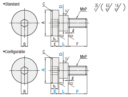 Fulcrum Pins/Hex Socket:Related Image