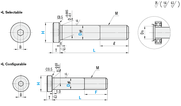 Bearing Shaft Screws:Related Image