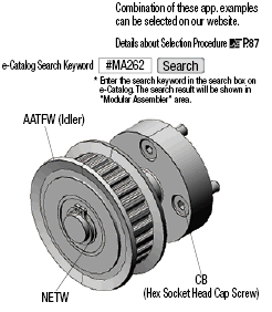 Flanged Idlers with Teeth/Both Sides Bearing/MXL/XL:Related Image