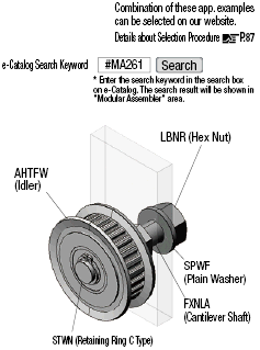 Flanged Idlers with Teeth/Both Sides Bearing/S2M/S3M:Related Image