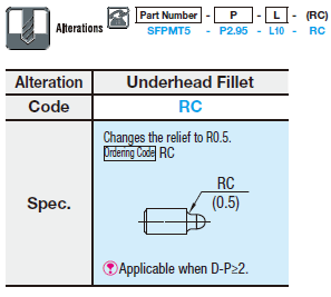 Locating Pins for Height Adjusting - Small Head Tapped:Related Image