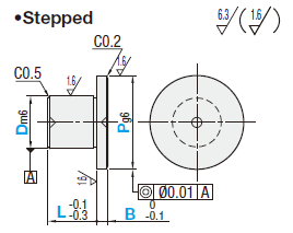 Locating Pins for Grippers - Stepped:Related Image