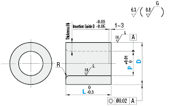 Bushings for Locating Pins - Configurable, Straight:Related Image