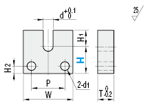 Blocks for Adjusting Bolts/Side Mounting:Related Image