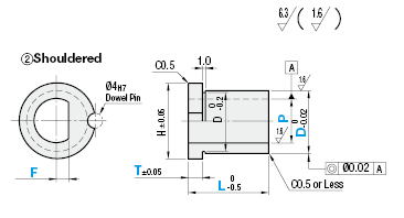 Bushings for Inspection Components/D-Shape/Shouldered:Related Image