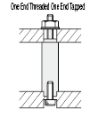 Hex Posts/One End Threaded One End Tapped/Pilot Selectable/Configurable:Related Image