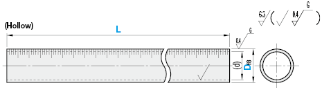 Posts for Stands/Length Configurable with Scale/Hollow:Related Image