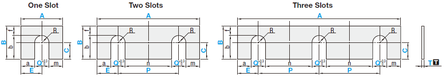 Square Shims/Configurable/Slotted Hole:Related Image