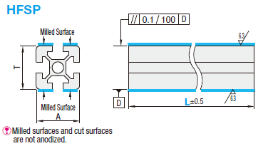 6 Series/slot width 8/60x60x30mm, Parallel Surfacing:Related Image