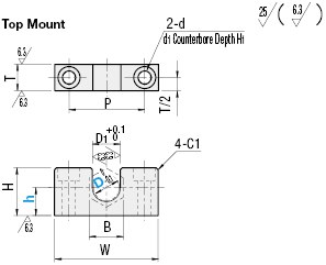 Holders/Top Mount/Bar Type:Related Image