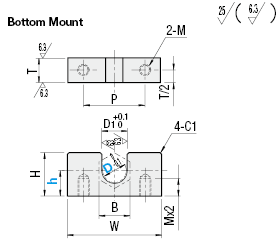 Holders/Bottom Mount/Bar Type:Related Image