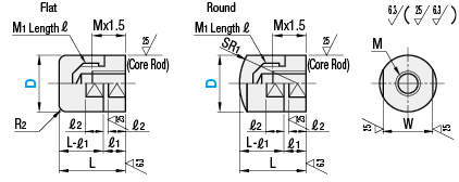 Resin Pushers/Standard/Tapped:Related Image