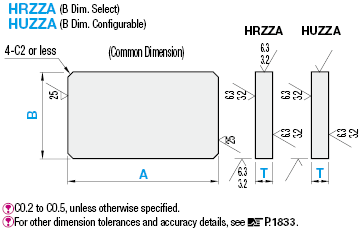 Flat Bars Mounting Plates/Brackets/B Dim. Selectable:Related Image