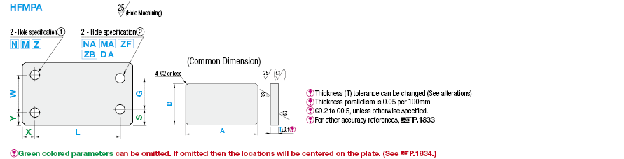 6 Surface Milled Mounting Plates/Brackets:Related Image