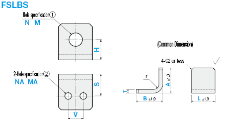 L Sheet Metal Mounting Plates/Brackets:Related Image