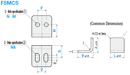 L Sheet Metal Mounting Plates/Brackets:Related Image