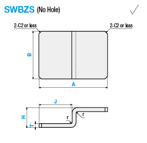 Sheet Metal Mounting Plates/Brackets/Z-Shaped:Related Image