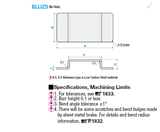 Sheet Metal Mounting Plates/Brackets/Convex Bent:Related Image