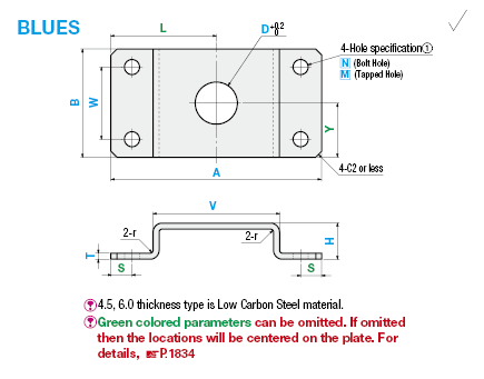 Sheet Metal Mounting Plates/Brackets/Convex Bent:Related Image