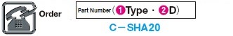 Economic type Shaft supports T-shaped Ordering example