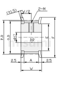 MISUMI Timing Pulley Shape A