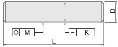 Hollow Shafts Straight Type Machining Selection Catalog FA Factory Automation Parts Dimensional Drawing