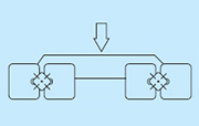 MISUMI Cross Roller Guides Stroke Diagram Left and Right Symmetrical Movement Distance